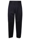Emporio Armani Black Basic Chino In Blue