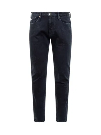 Emporio Armani Denim 5 Pockets Pant In Blue