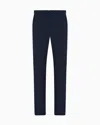 Emporio Armani Jersey Trousers With Logo Bands