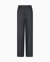Emporio Armani Pantalon En Tissu Pied-de-poule Icon Asv