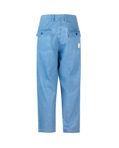 Emporio Armani Pantalone In Denim Chambray
