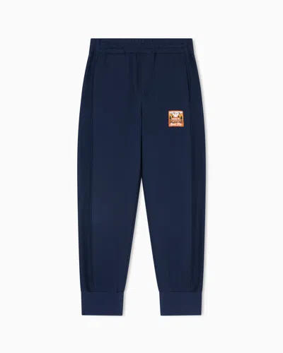 Emporio Armani Kids' Pantalons In Blue