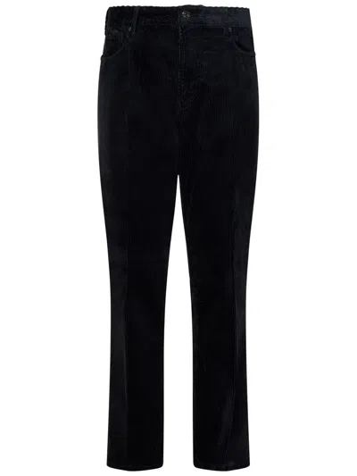 Emporio Armani Trousers In Blue