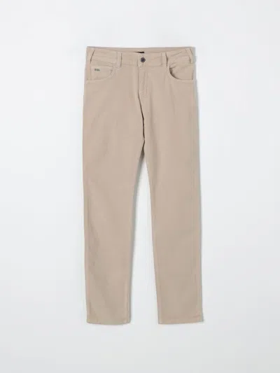 Emporio Armani Pants  Kids Color Beige In 米色