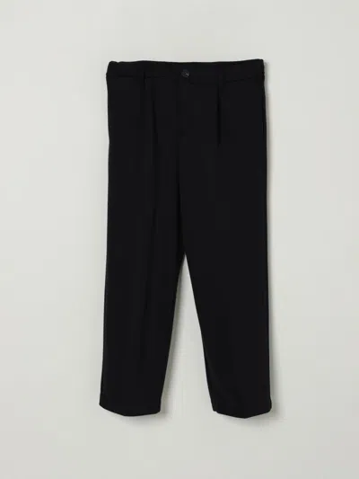 Emporio Armani Pants  Kids Color Navy In Black