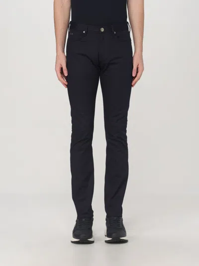 Emporio Armani Pants  Men Color Blue In Blau