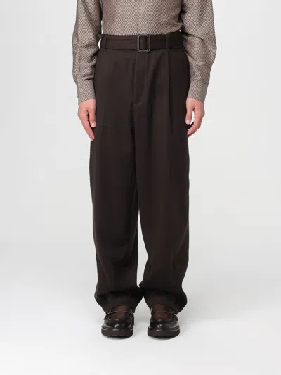EMPORIO ARMANI PANTS EMPORIO ARMANI MEN COLOR BROWN,434839032