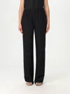 Emporio Armani High-rise Wide-leg Crepe Pants In Black