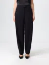 Emporio Armani Straight Leg Pants In Black