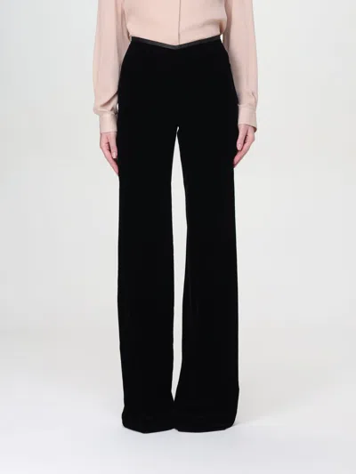 Emporio Armani Pants In Black Viscose