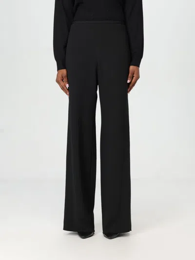 Emporio Armani Pants  Woman Color Black In Schwarz