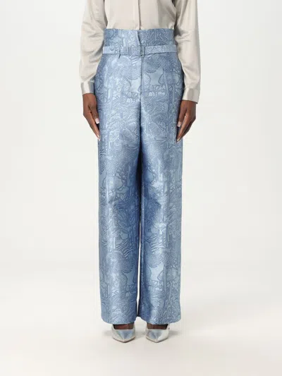 EMPORIO ARMANI PANTS EMPORIO ARMANI WOMAN COLOR BLUE,G77921009