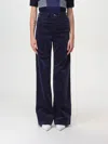 Emporio Armani Pants  Woman Color Blue In Blau