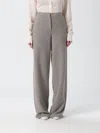 Emporio Armani Pants  Woman Color Champagne In Gray