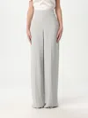 EMPORIO ARMANI PANTS EMPORIO ARMANI WOMAN COLOR GREY,422476020