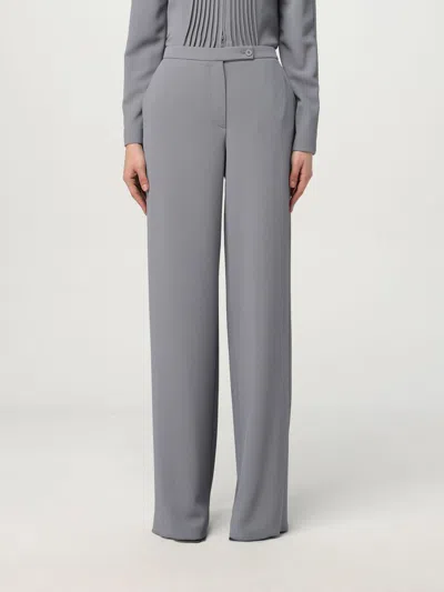 EMPORIO ARMANI PANTS EMPORIO ARMANI WOMAN COLOR GREY,422511020