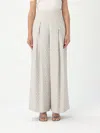 Emporio Armani Viscose Trousers In グレー