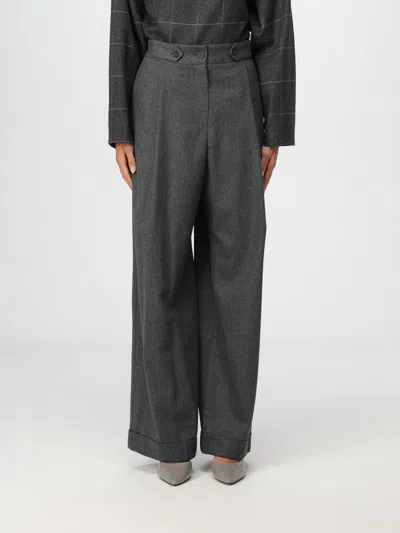 Emporio Armani Pants  Woman Color Grey In Grau