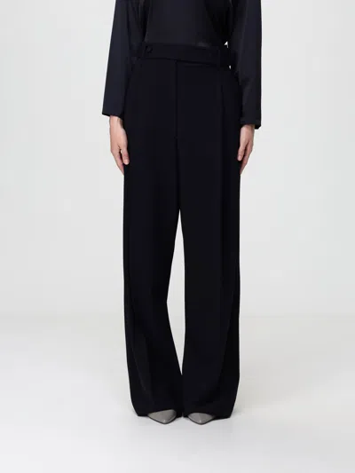 Emporio Armani Pants  Woman Color Navy In Blue