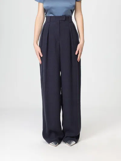 Emporio Armani Pants  Woman Color Navy In Blue