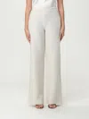 Emporio Armani Pants  Woman Color Yellow Cream In Multi