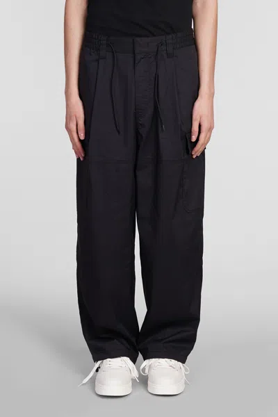 Emporio Armani Pants In Black Cotton
