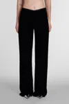 Emporio Armani Pants In Black Viscose In Black
