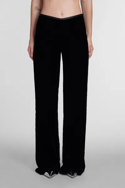 EMPORIO ARMANI PANTS IN BLACK VISCOSE