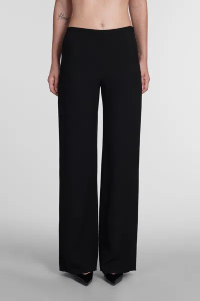 Emporio Armani Pants In Black Viscose