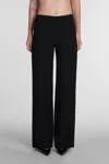 Emporio Armani Pants In Black Viscose In Black