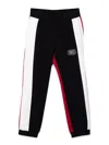 Emporio Armani Colour-block Track Pants In Multicolour