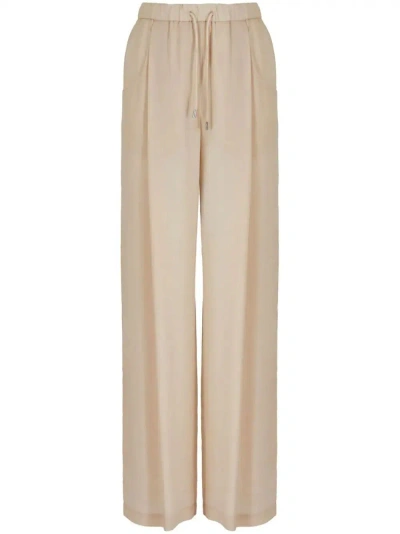Emporio Armani Pants With Coulisse In Brown