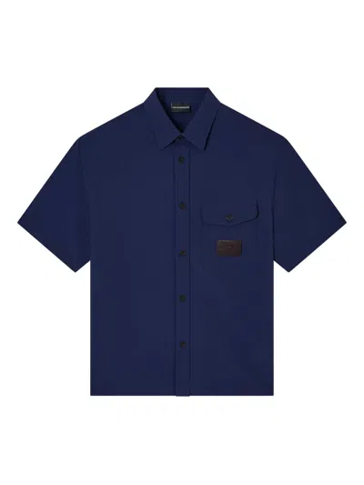 EMPORIO ARMANI PATCH-POCKET SHIRT