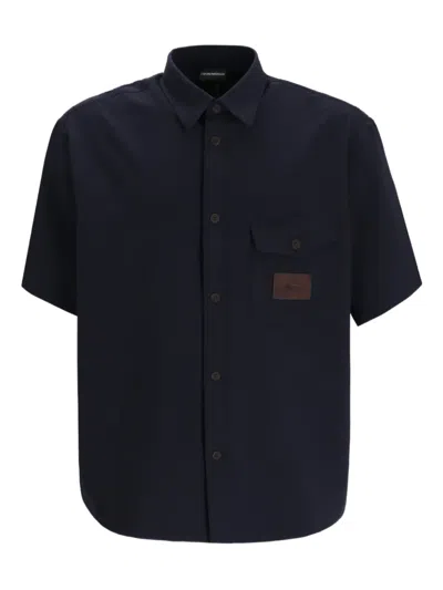 EMPORIO ARMANI PATCH-POCKET SHORT-SLEEVE SHIRT