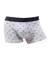 Emporio Armani Pattern Boxer Panties In Gray
