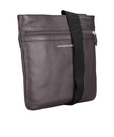 Emporio Armani Pattern Shoulder Bag In Black