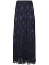 Emporio Armani Patterned Jacquard Maxi Skirt