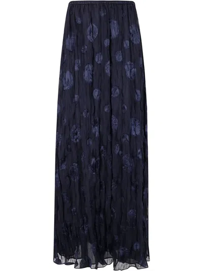 EMPORIO ARMANI PATTERNED-JACQUARD MAXI SKIRT