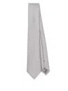 Emporio Armani Men's Silk Tie In Grey