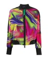 Emporio Armani Sustainable Capsule Bomber Jacket In Green
