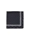 Emporio Armani Patterned Scarf In Blue