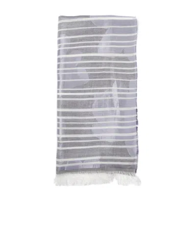 Emporio Armani Patterned Scarf In Glicine