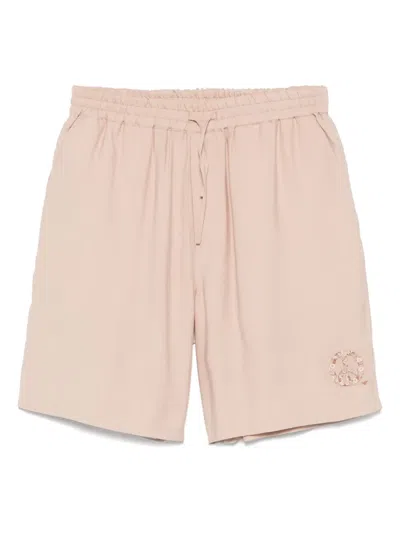 EMPORIO ARMANI PEACE SIGN-MOTIF SHORTS