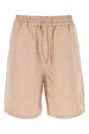Emporio Armani Soft-touch Modal Bermuda Shorts With Peace-inspired Print