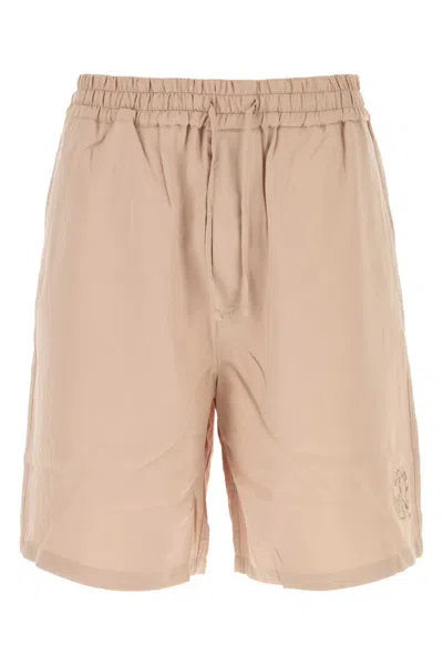 EMPORIO ARMANI PEACH DRAWSTRING BERMUDA SHORTS