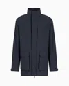 Emporio Armani Peacoats In Navy Blue