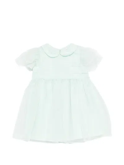 Emporio Armani Babies' Peter-pan-collar Dress In Blue