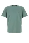 Emporio Armani Petrol Blue Cotton T Shirt In Blue