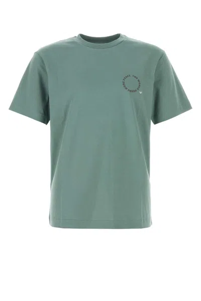 Emporio Armani Petrol Blue Cotton T Shirt