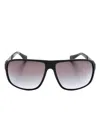 Emporio Armani Pilot-frame Sunglasses In Black